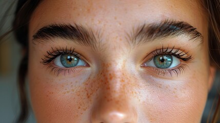 Fototapeta premium an eyelash lift