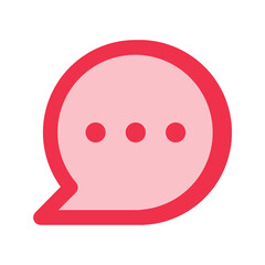 chat outline fill icon