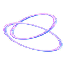 groovy holographic 3d icon graphic for y2k mood