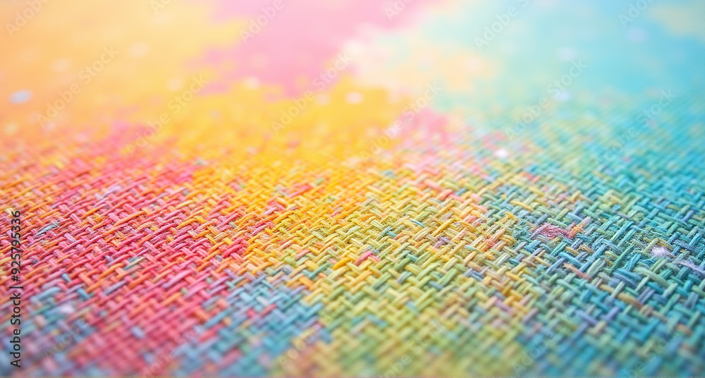 Canvas Prints colorful bokeh background