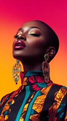 Fototapeta premium African Fashion Portrait