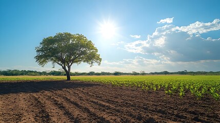 Lush Greenery Revitalizes Rural Landscape After Drought Alleviation