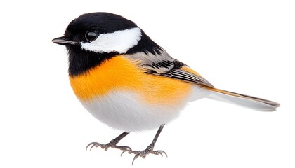 Captivating Songbird on Forest Branch with Vibrant Plumage