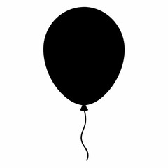 Ballon Black silhouette