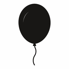 Ballon Black silhouette