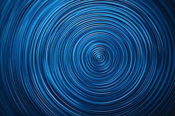 Abstract Blue Concentric Circles