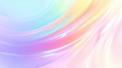 Obraz premium Subtle rainbow gradient background with a touch of elegance, perfect for celebrating pride with a refined and delicate color palette.