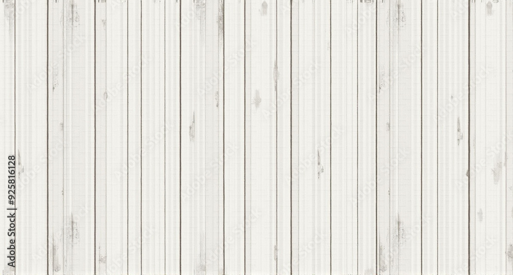 Sticker white wooden wall