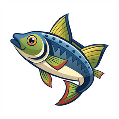 Fish Vector Art Illustration