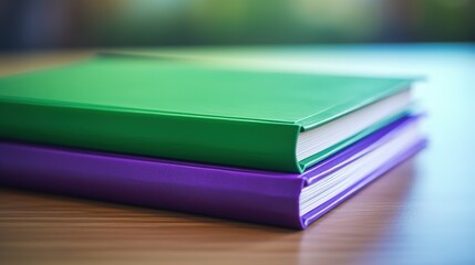 Vibrant Book Cover Design Featuring Bold Purple and Green Colors, Combining Modern Aesthetics with Eye-Catching Visuals