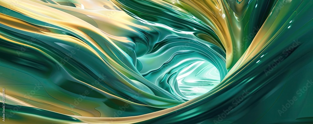 Aufkleber A mesmerizing swirl of colors creating a captivating abstract pattern that evokes a sense of depth and motion.