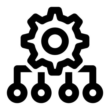 concurrency, multitasking, parallelism, engineering, controller, configuration, setting outline icon