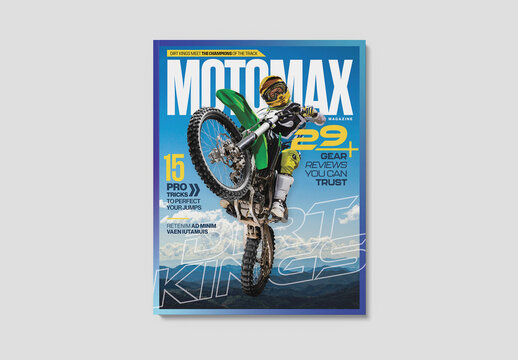 Adventure Sport Magazine Cover Layout