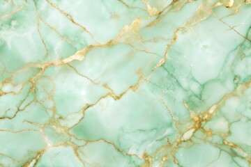 Obraz premium Emerald Marble Texture: A captivating close-up of green marble with golden veins, showcasing intricate patterns and luxurious details. 