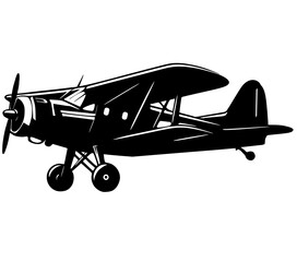 biplane vector illustration © создать 8 углов