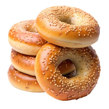 bagels with sesame seeds