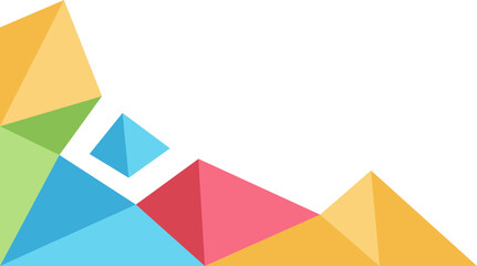 Geometric Colorful Corner