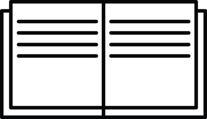 Literary Exploration Icon Set. Book Reading Vector Symbol