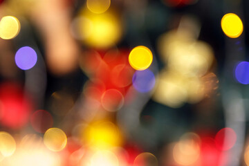 Abstract colorful bokeh background. Luxurious colorful bokeh background. Abstract lights blur bokeh background.