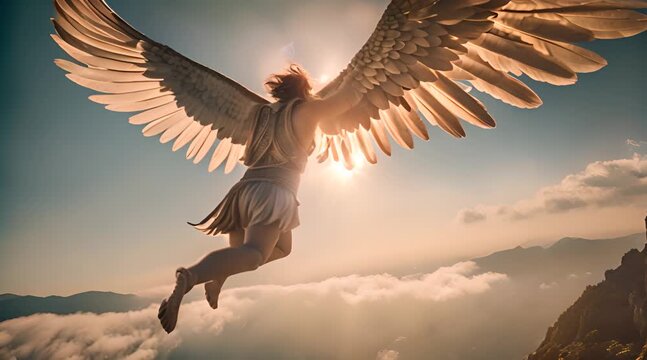 The Ascent of Icarus. Exploring Ambition, Hubris, and Mythical Beauty