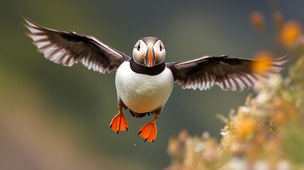Puffin --ar 16:9 --style raw --v 6.1 Job ID: 26523c4e-7dbd-4379-81f9-fc89721c731c
