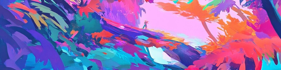 Obraz premium Ethereal Winter Wonderland: AI-Generated 4K Minimalist Landscape featuring Misty Mountains, Serene Ocean, and Dreamy Sunrise. Enchanting Flat Art Design for 2025 Seasonal UI, Festive Posters, and Webp
