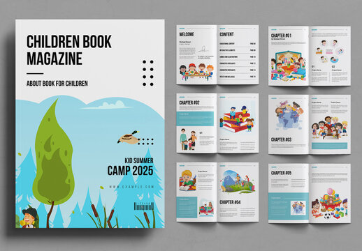 Children Book Magazine Layout