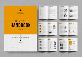 HR Employee Handbook Layout