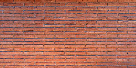 Long thin bricks wall background texture