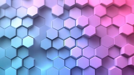 A geometric background filled with hexagons in a gradient color scheme, adding a modern touch to visuals, copy space, High quality, + --ar 16:9 --v 6.1 Job ID: 017c8313-b266-49d0-a086-0ca2c365f6bc