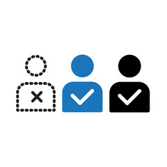 Absent icon template