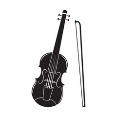 Violin vector icon