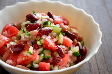 ミックスビーンズサラダ
