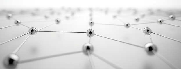 Networking, linking, connect, neuron network. meshwork of nodes. Linking entities.
