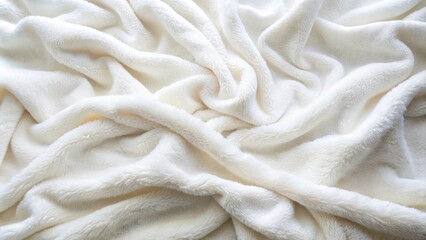 Soft white blanket, soft, white, blanket, cozy, comfort, warmth, home, textile, fleece, plush, relaxing, fluffy, gentle