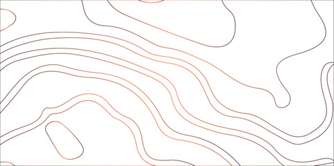 Abstract golden topography vector background. counter map golden wavy line paper textrue. grid curve line abstract vector. Modern design with White background with Golden color wavy pattern. Paper tex