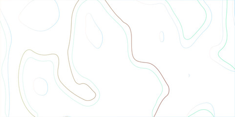 map and landscape terrain texture grid. Abstract lines background. Contour maps.  map background. geographic line map with elevation assignments. white wave paper and geographic golden line abstract b