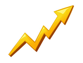a yellow arrow pointing up