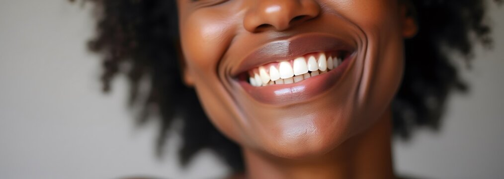 Joyful portrait showcasing a smiling Latina woman, vibrant cultural connection, diversity, National Hispanic Heritage Month, strong emotional appeal, adaptable for marketing, education.