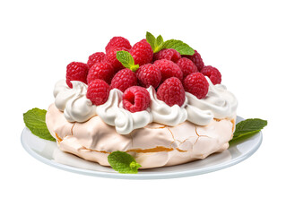 a dessert on a plate