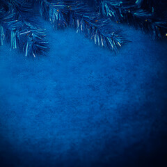 Abstract blue background. Christmas background