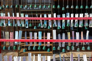 豊田市、増福寺（風鈴寺）の奉納風鈴