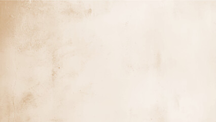 Seamless soft cream texture background. Abstract light beige gradient background. Old brown paper parchment background. Colour old concrete wall texture background. Sand stone texture.