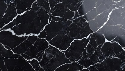 Close-Up of Black Marble Featuring Minimal White and Gray Veins, black marble, white and grey swirling veins, black stone, black tiles