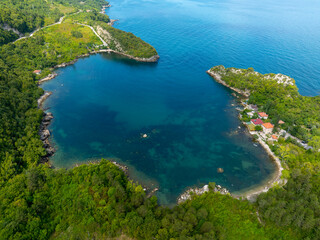 Beautiful landscape of Gideros Bay - Cide, Kastamonu, Turkey