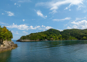 Obraz premium Beautiful landscape of Gideros Bay - Cide, Kastamonu, Turkey