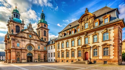 Fototapeta premium A detailed view of the impressive architecture and exhibits at the Speyer Museum, Museum, Speyer, Germany