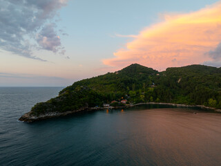 Fototapeta premium Beautiful landscape of Gideros Bay - Cide, Kastamonu, Turkey