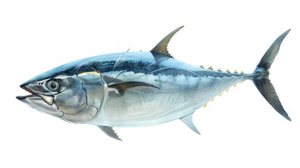 Fototapeta premium Swordfish leaping out of the ocean, ideal for seafood restaurant promotions.
