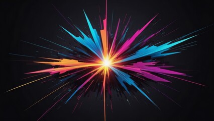 Fototapeta premium Dynamic Energy Burst